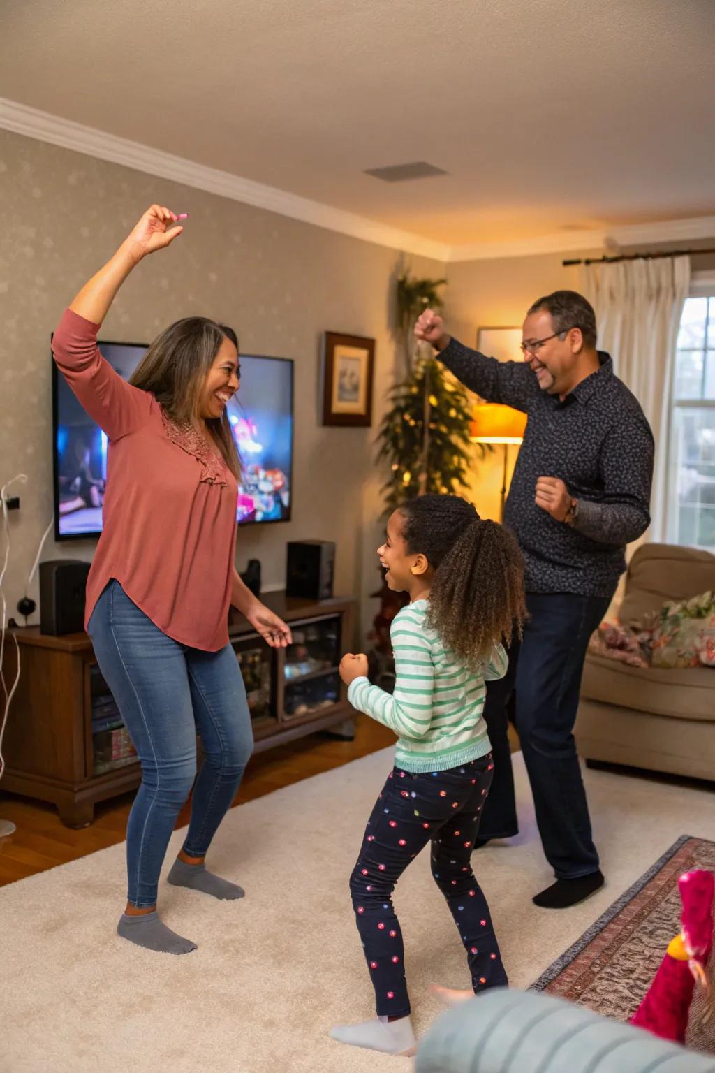A dance party is an energetic and joyful way to connect.
