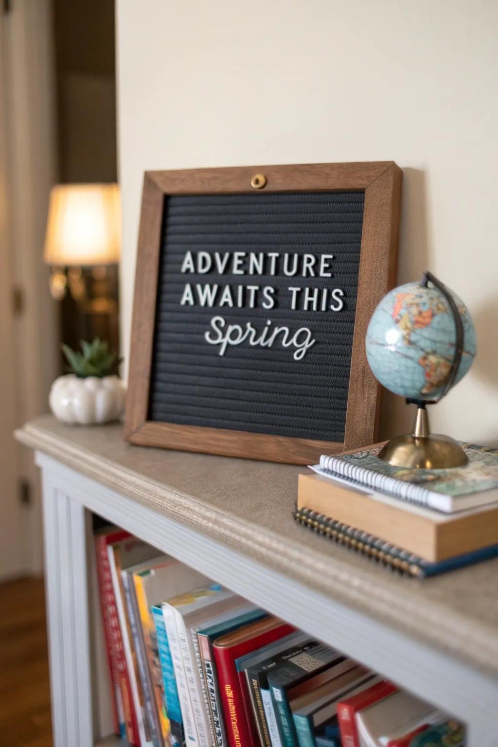 Inspire exploration with a sense of adventure.