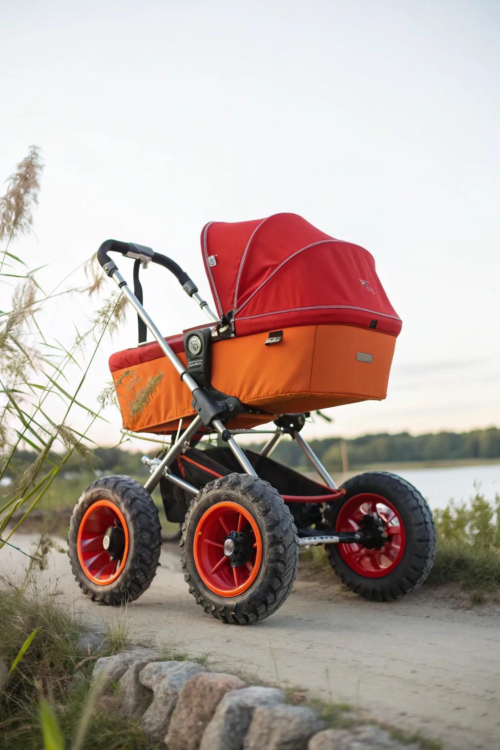 Rev up the fun this Halloween with a stroller monster truck adventure!