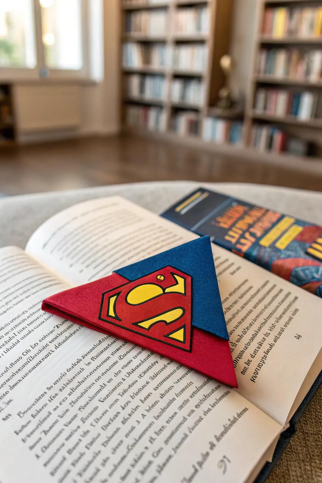 Add a heroic touch to your reading with DIY superhero bookmarks!