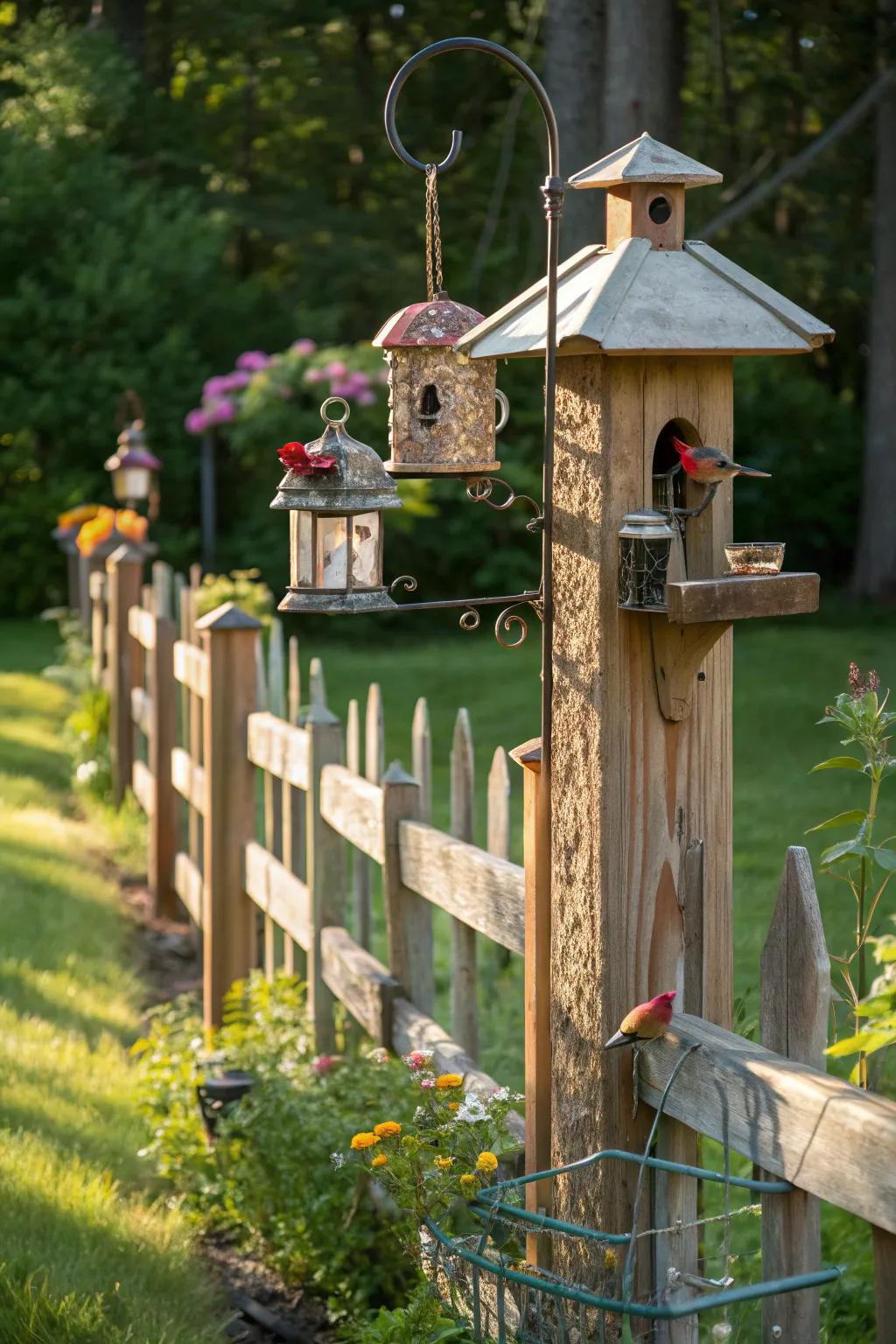 Transform your garden into a bird-friendly haven with stylish T-post feeders.