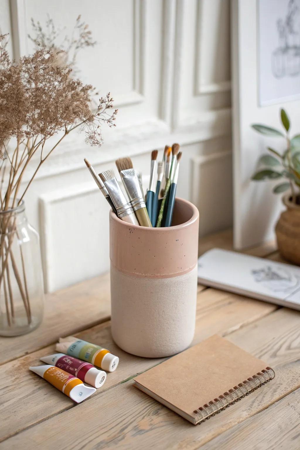 Unleash your creativity with this artist's tumbler, a perfect blend of elegance and inspiration.