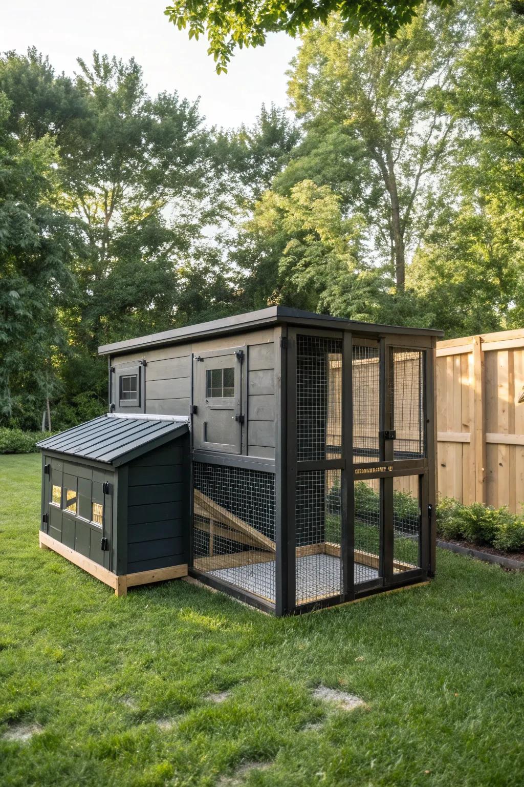 Adapt your flock's home with a stylish modular turkey coop—perfect for any backyard setup!