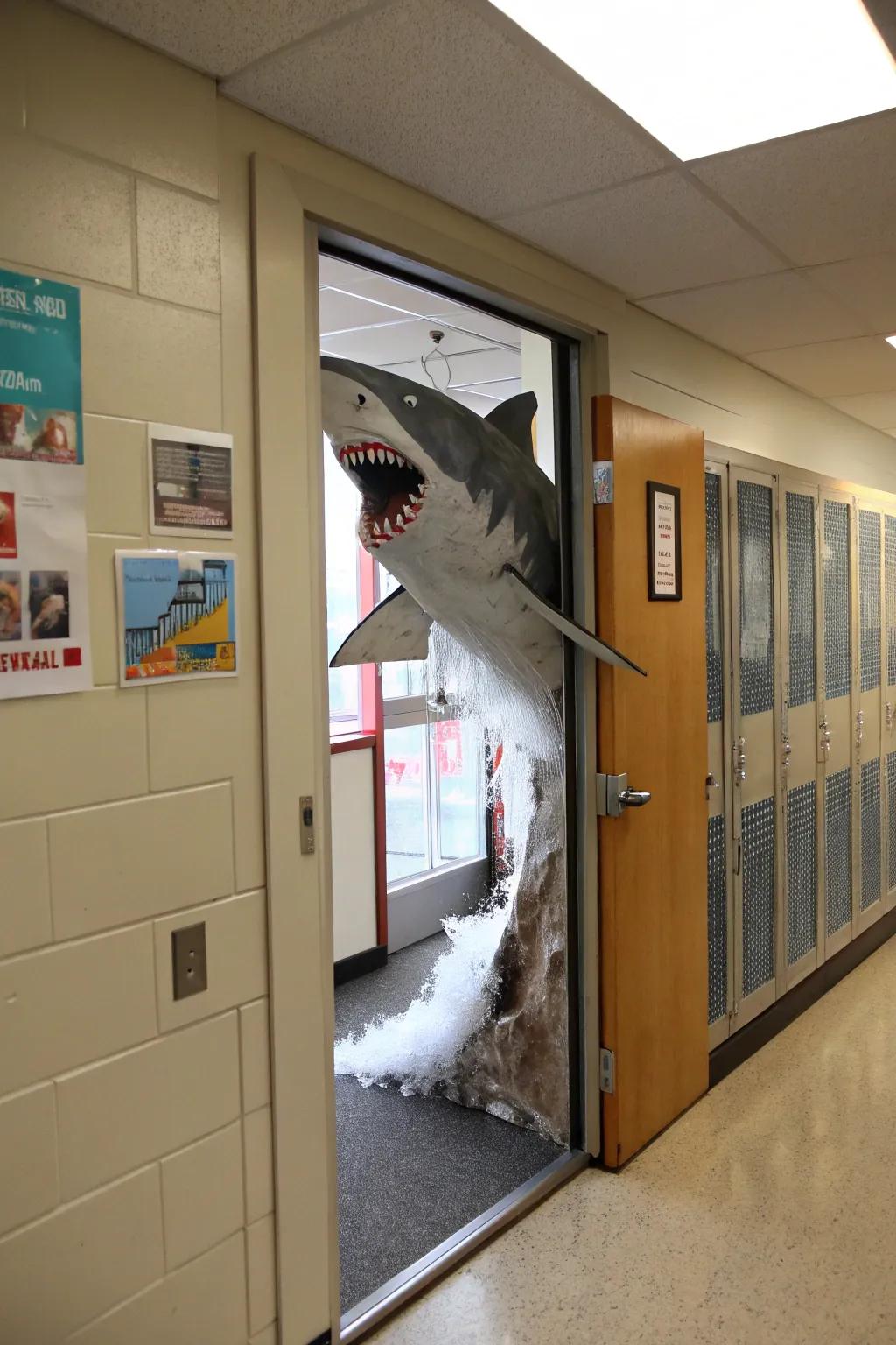 A thrilling shark scene captures students' imaginations.