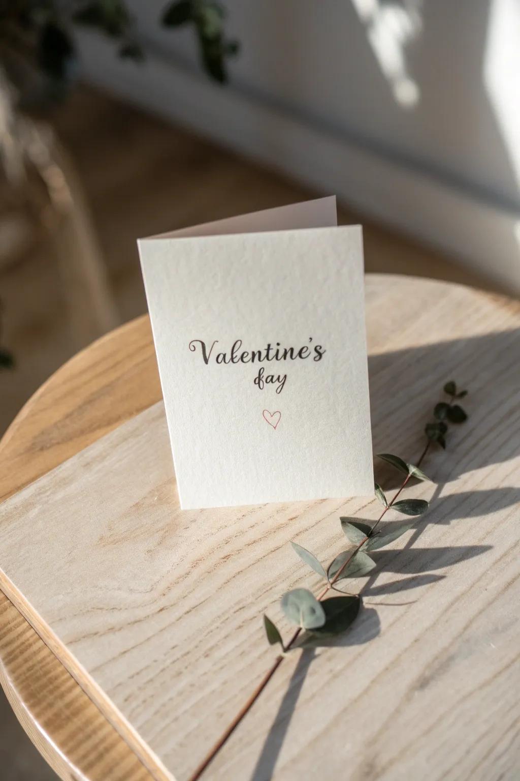 Express your love with minimalist elegance and heartfelt poetry this Valentine's Day.