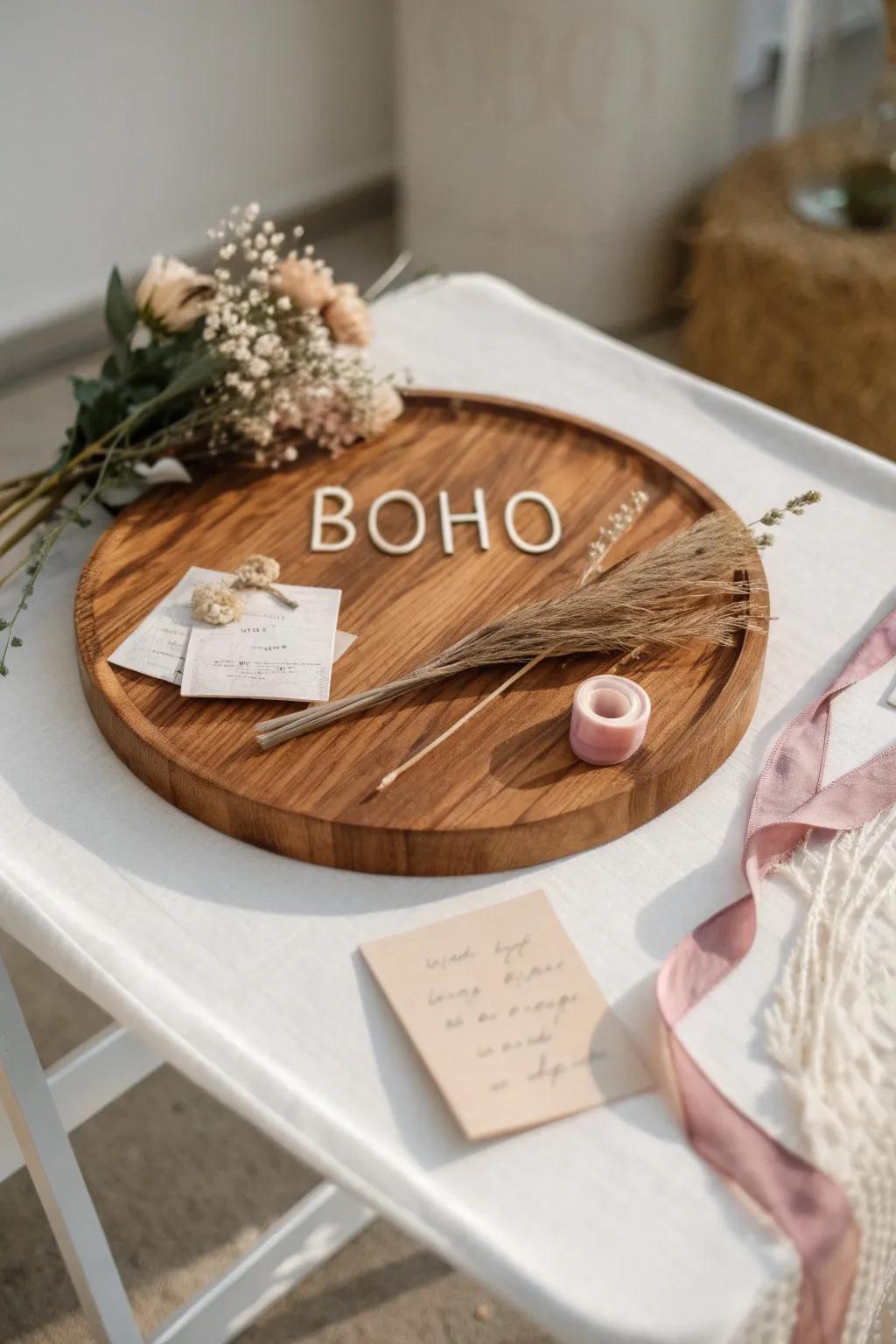 Gather and share the dreams behind your vision board in style.