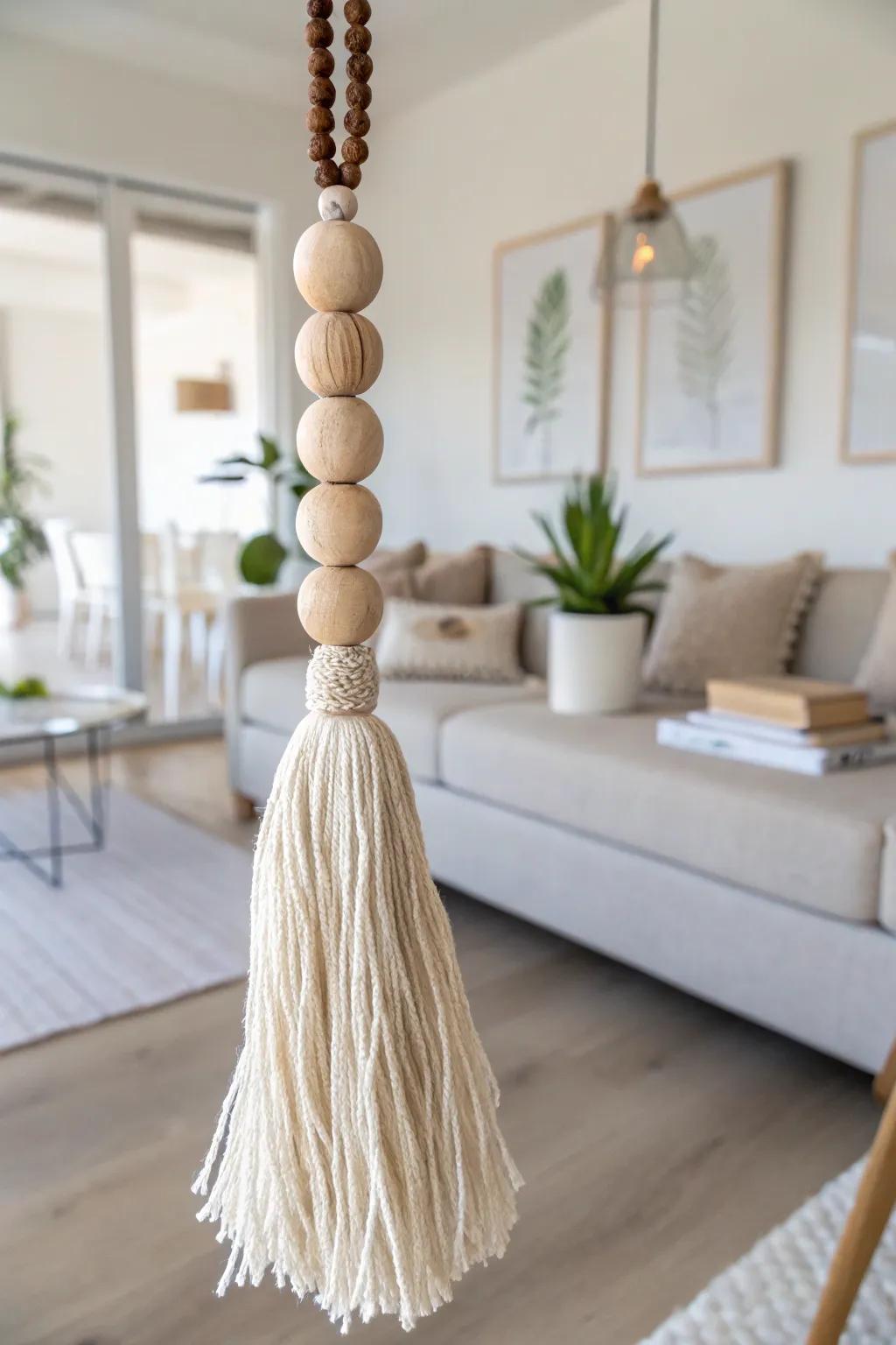 Elevate your style with handcrafted beaded tassels—perfect for adding a personal touch to your bags or home decor.