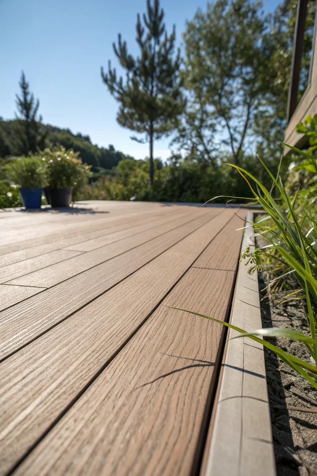 Sustainable elegance: Discover the beauty of eco-friendly composite decking for your perfect outdoor escape.