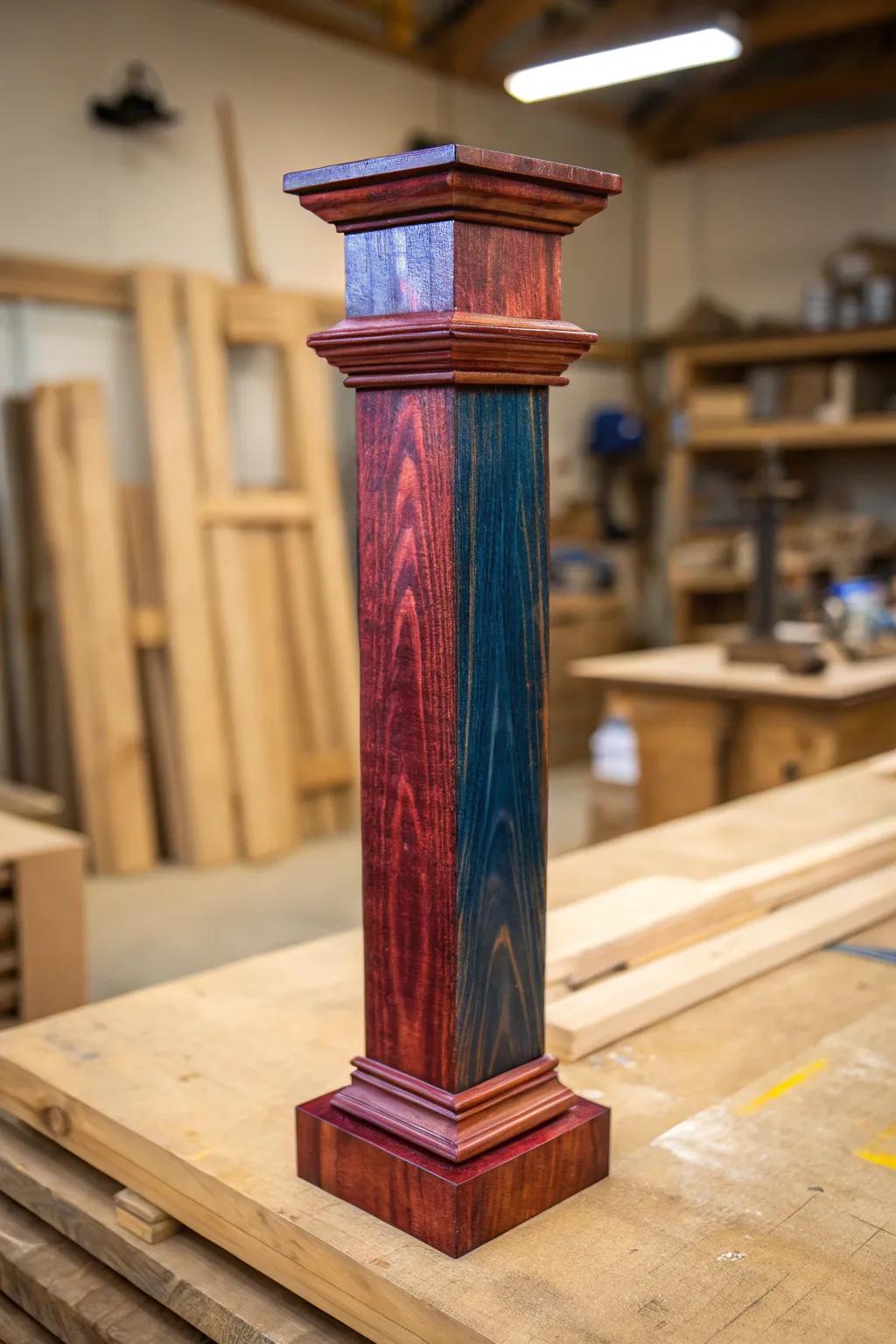Transform your 4x4 posts into art with a custom paint job that speaks to your style.