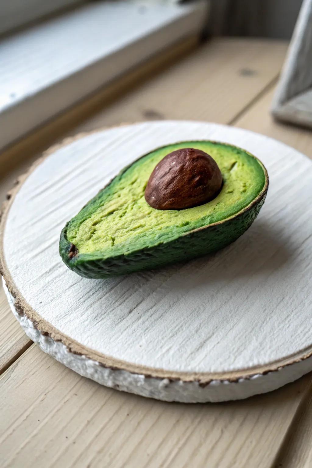 Add a splash of charm to your fridge with this handcrafted clay avocado magnet, where Scandinavian simplicity meets Boho flair!