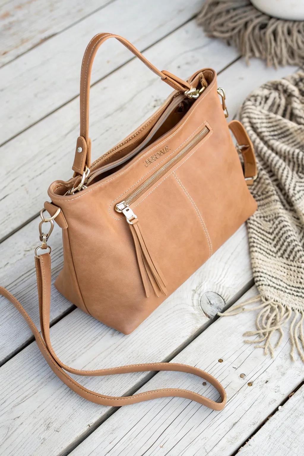 Elevate your style with understated elegance: a touch of metallic magic in minimalist design.