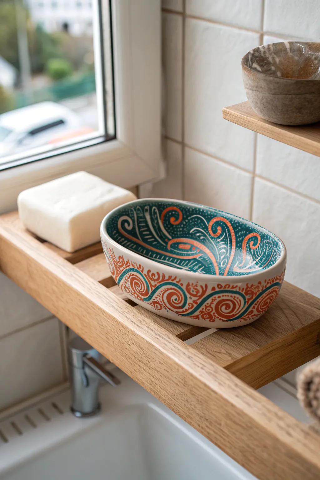 Add a touch of artistry to your bathroom with handcrafted details that make it uniquely yours.