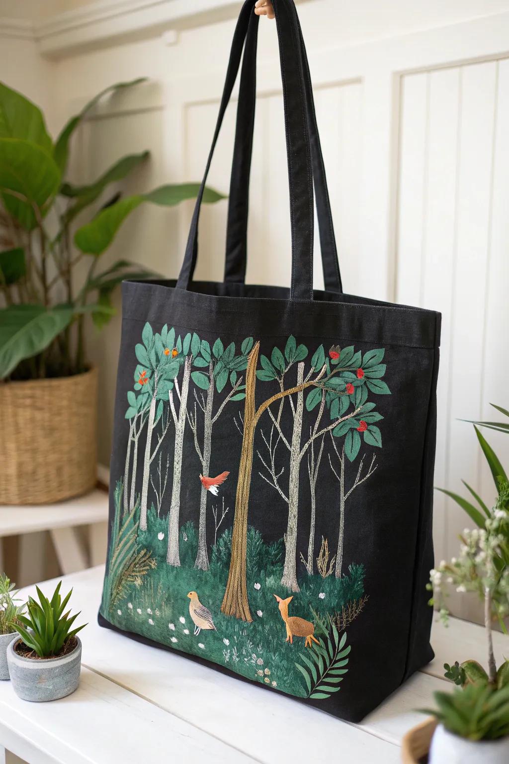 Carry a piece of nature's symphony with you, where art meets the wild in minimalist elegance.