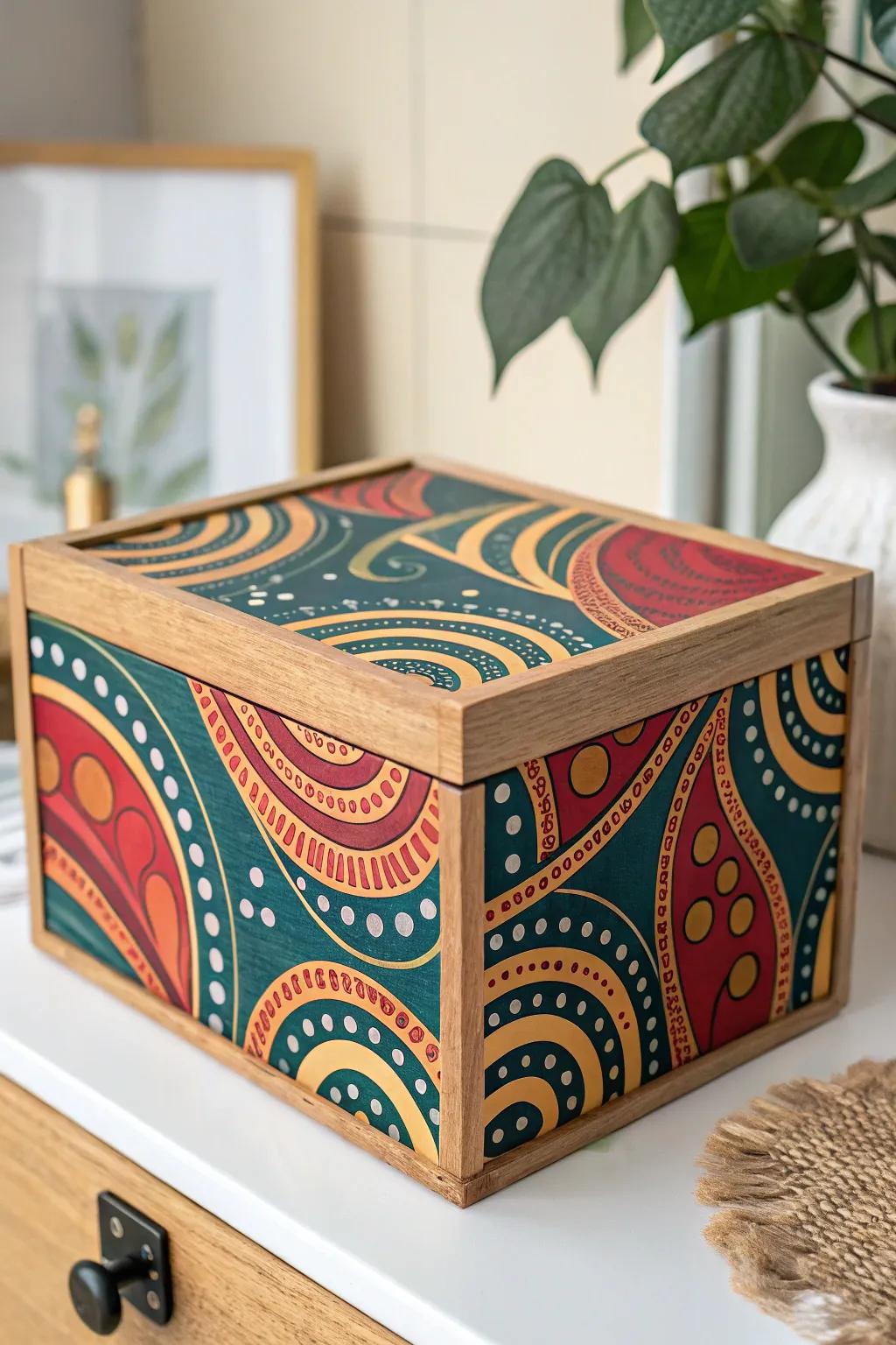 Embrace the unconventional with a box design that dares to be different.