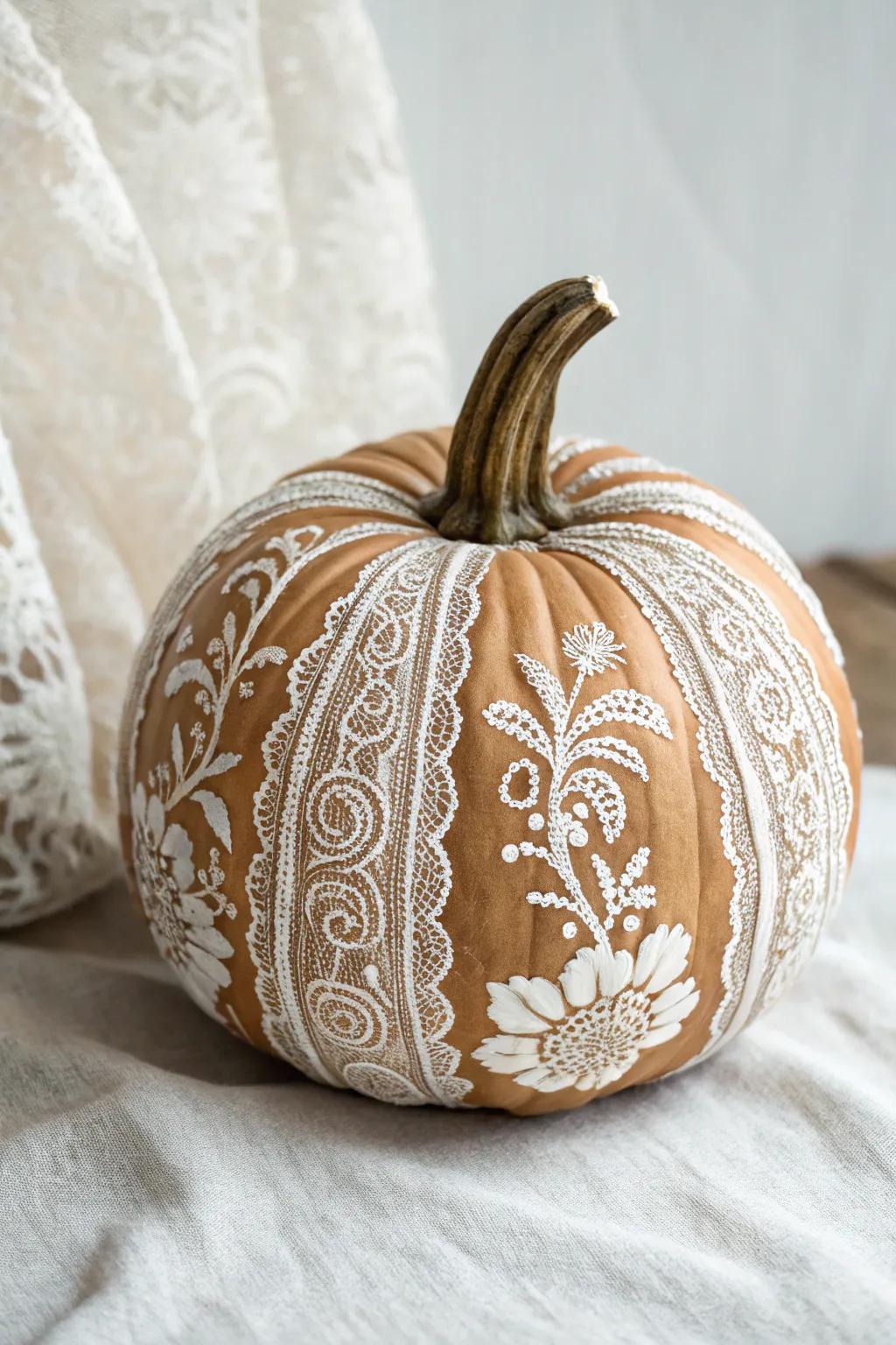 Transform your autumn decor with a vintage-inspired bumpy pumpkin, where timeless elegance meets modern minimalism.