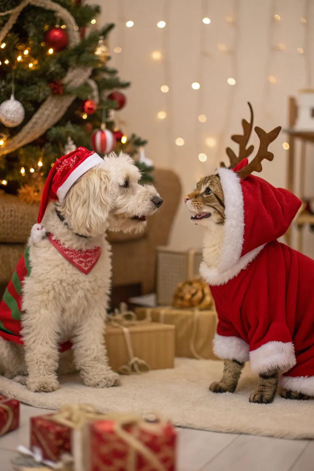 Capture the joy of the season with your pets.