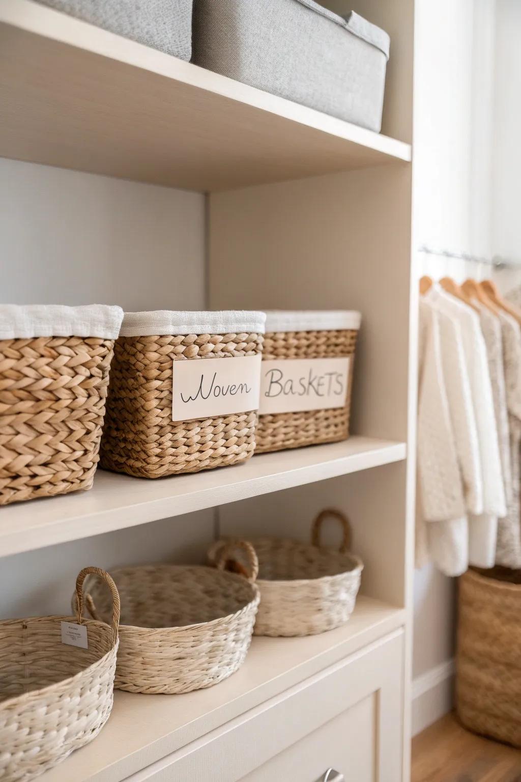 Elevate your closet organization with personalized labels that blend Scandinavian minimalism and boho charm. Simple, stylish, and functional!