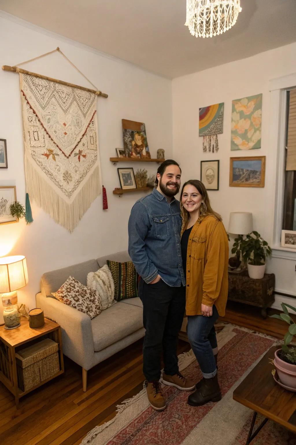 DIY decor adds a personal and unique touch to your apartment.