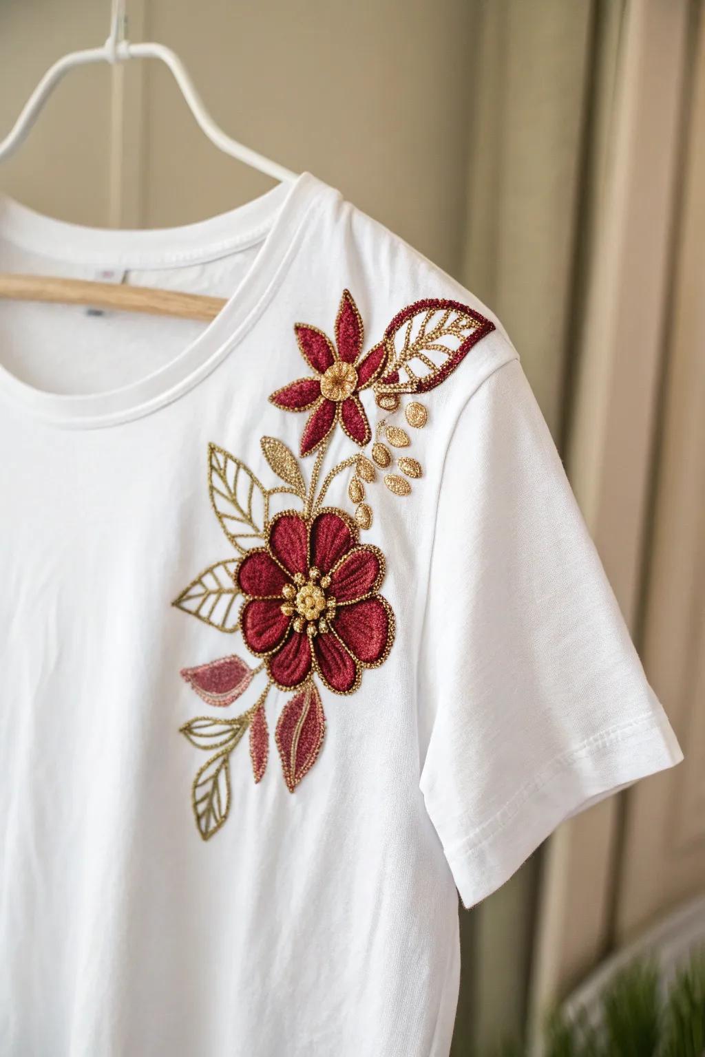 Elevate your style with exquisite embroidery embellishments for a touch of boho elegance.