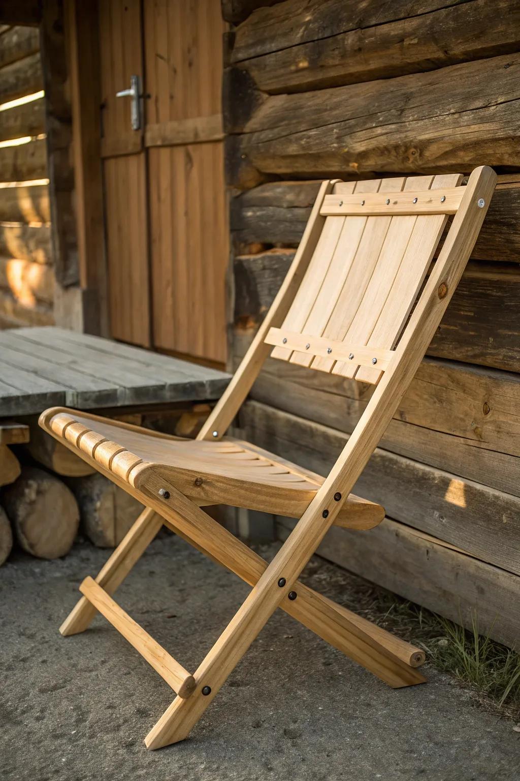 Smart and stylish: Foldable furniture that fits seamlessly into any space.