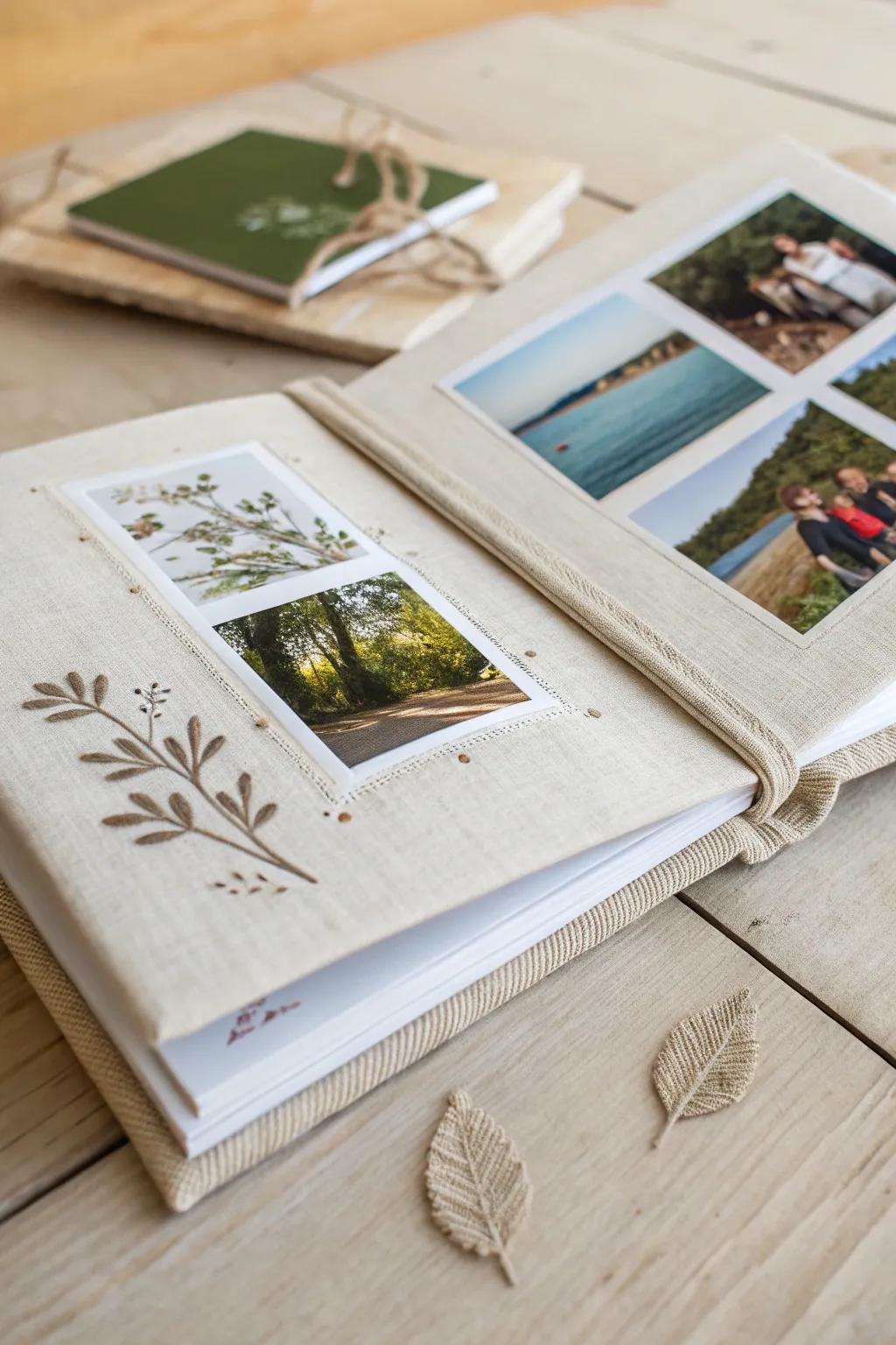 Effortlessly elegant: Swap your memories with style using magnetic photo album pages.