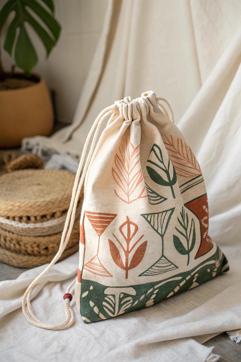 Elevate your grocery shopping with chic, eco-friendly drawstring bags that blend style and sustainability.
