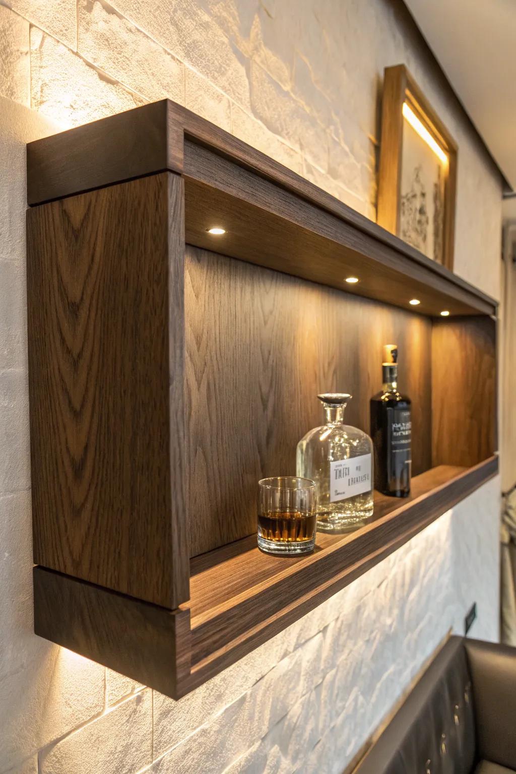 Highlight your collection with a touch of modern craftsmanship—floating box shelves for the discerning enthusiast.