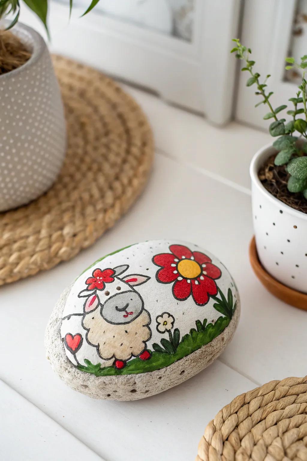 Spark imagination with these charming barnyard story stones!