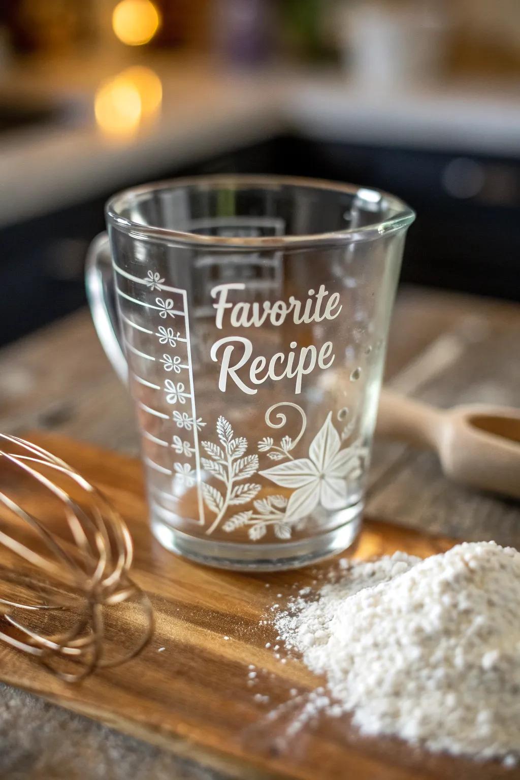 Elevate your kitchen with the perfect blend of artistry and functionality—etched glassware that tells a story.