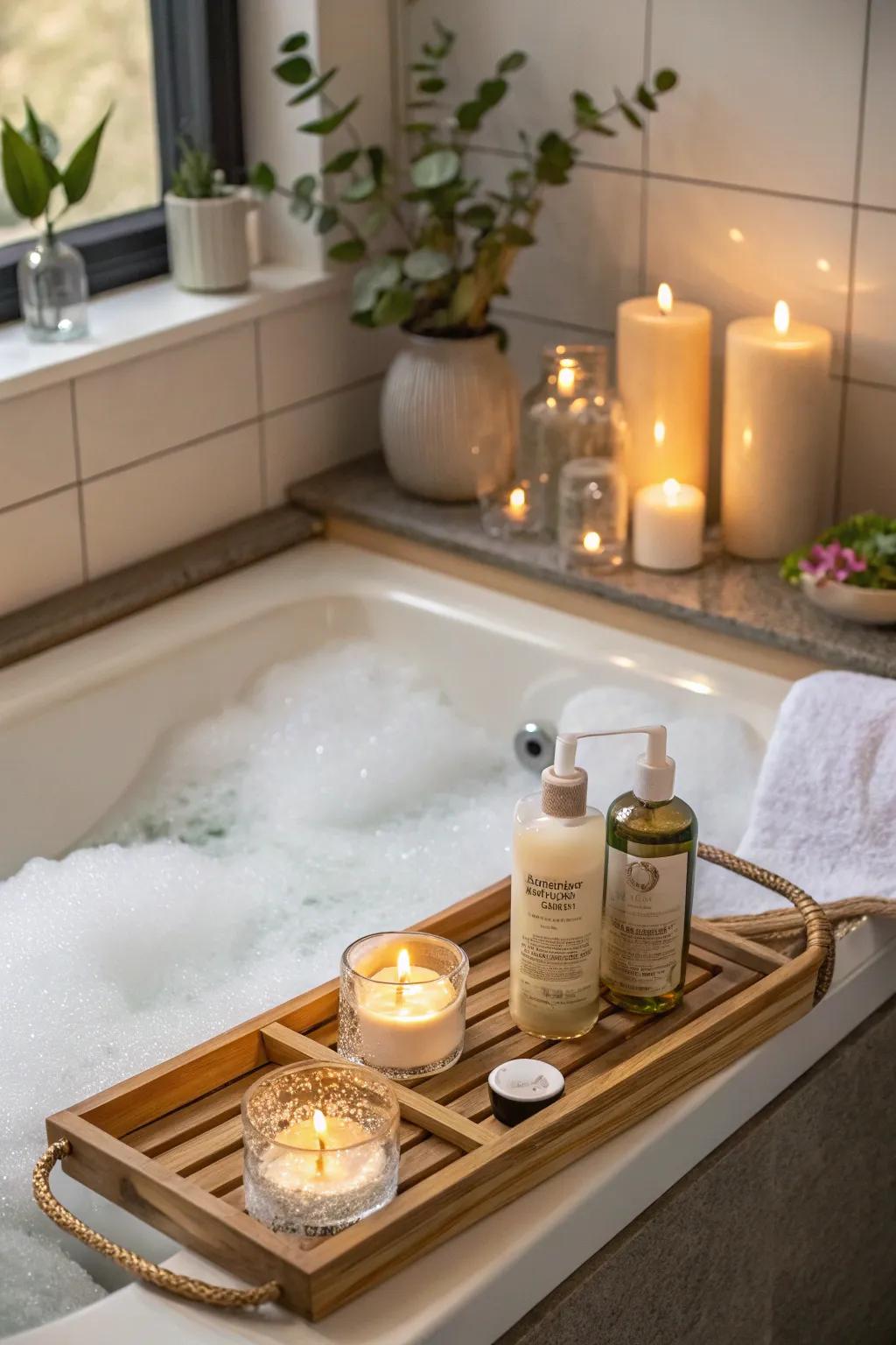 Indulge in a relaxing home spa night for ultimate relaxation.