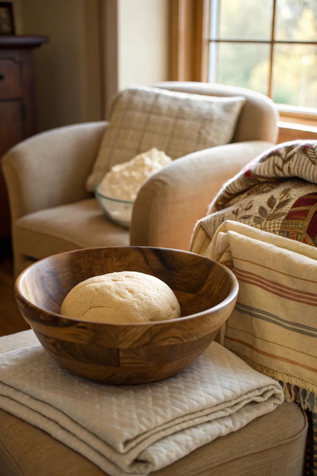 A cozy corner invites relaxation