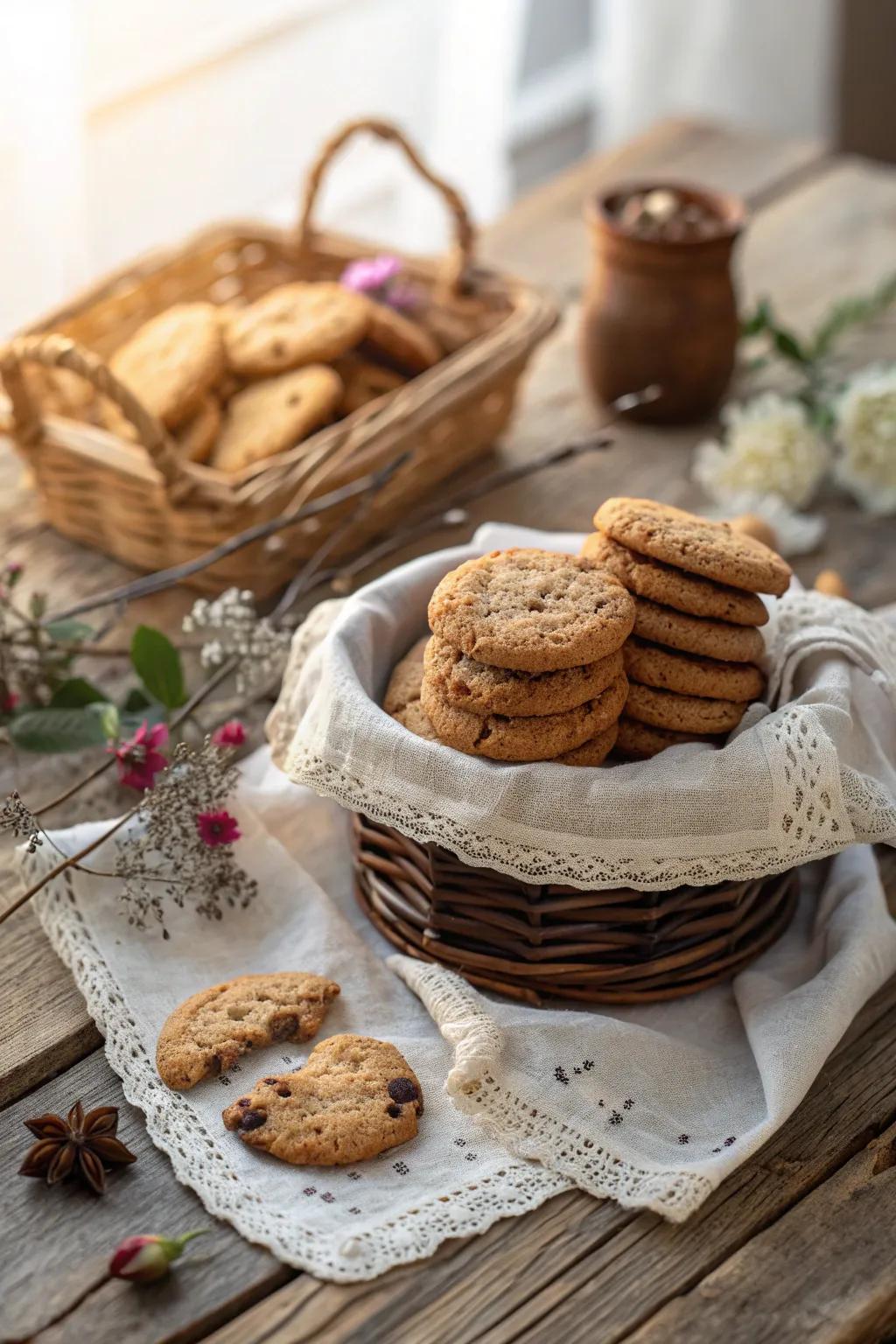 Savor the warmth of homemade goodness with every bite. 🌿✨ #BakedWithLove