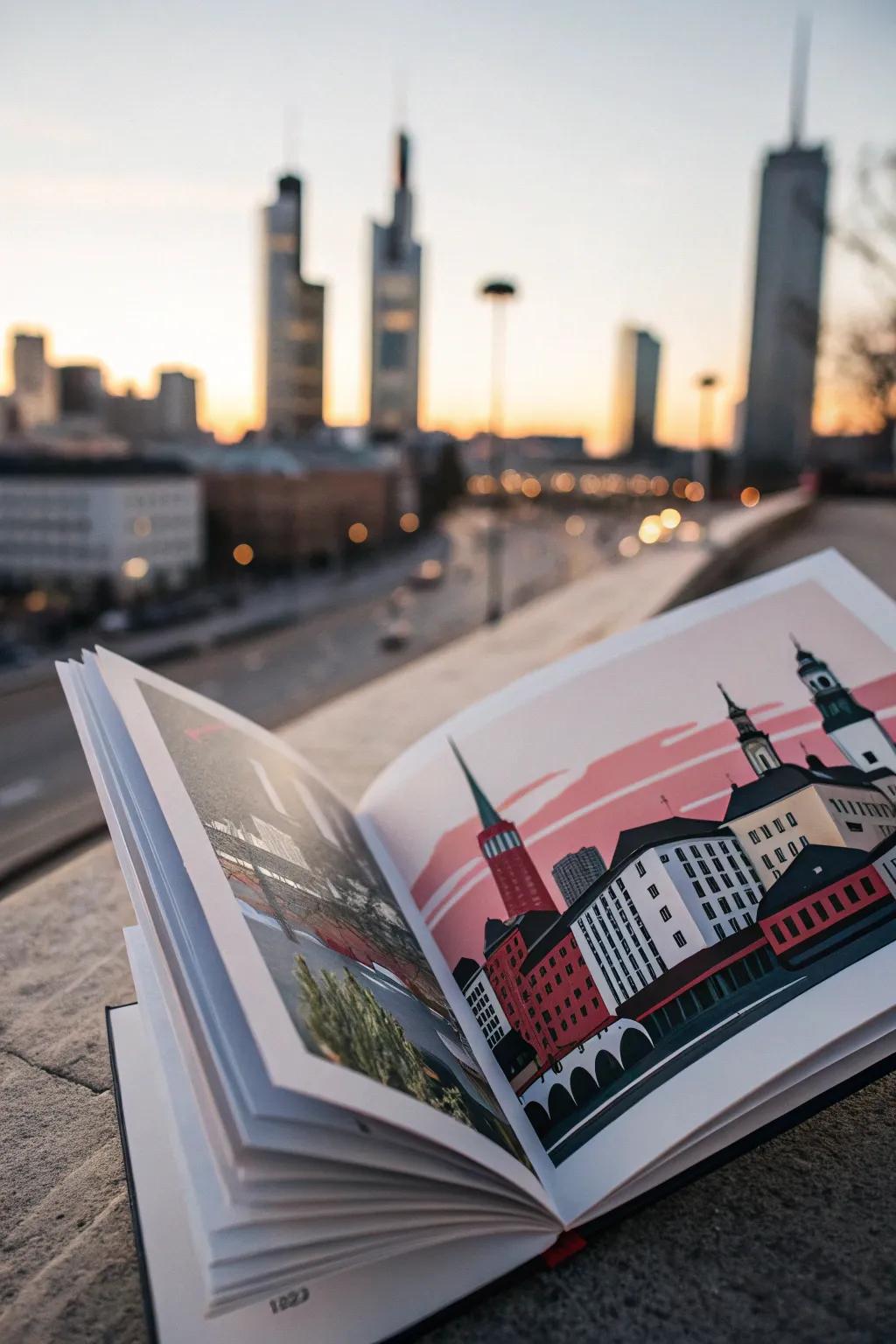 Craft your own miniature metropolis with this stunning flip book cityscape!