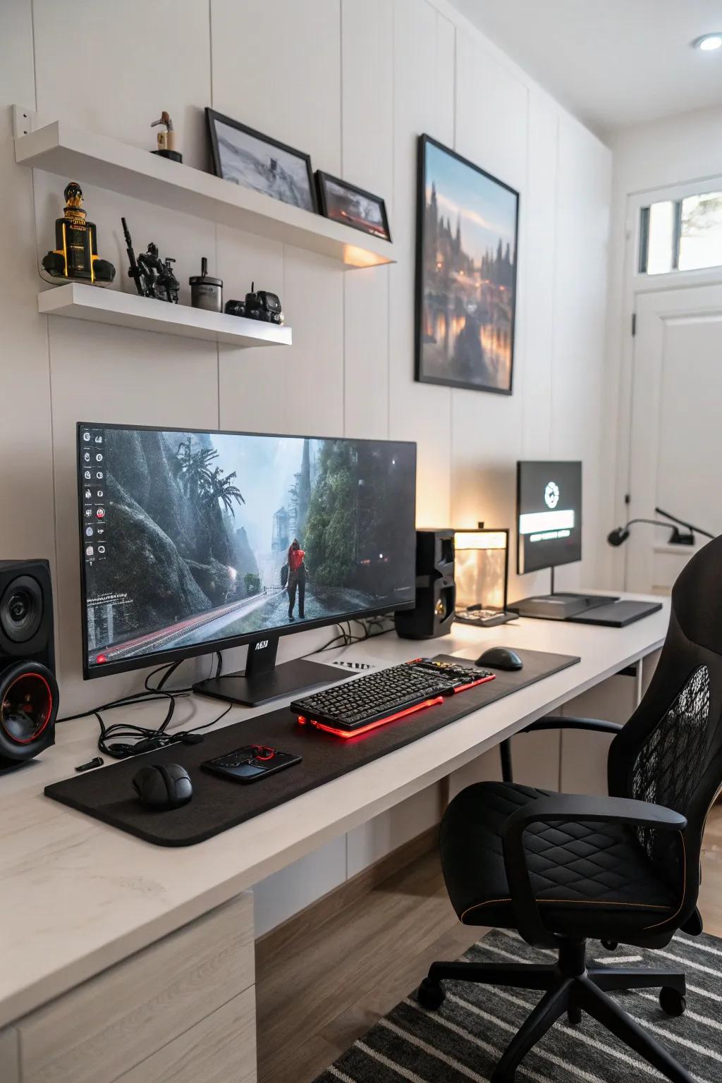 Immerse yourself with an ultra-wide monitor.