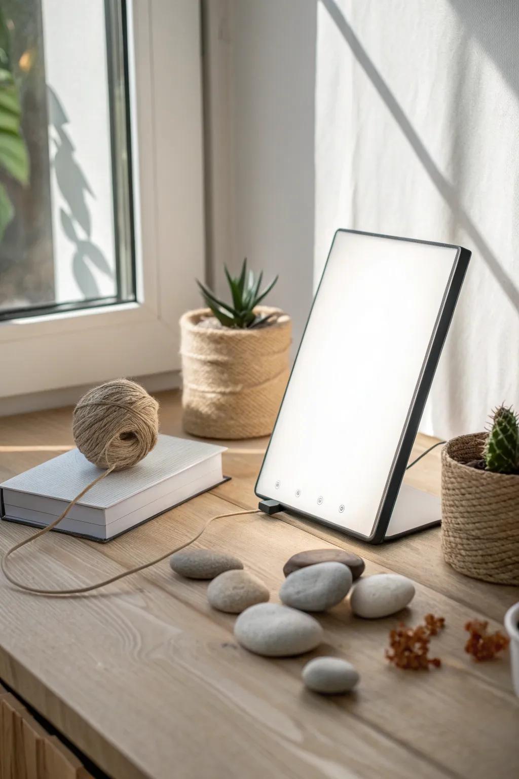 Illuminate your creativity with this sleek portable light box, perfect for precision in every design detail. ✨ #Craftsmanship #MinimalistBeauty
