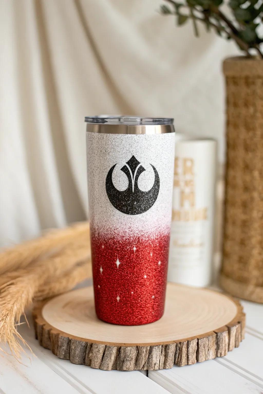 Sip in style with a touch of pop culture magic—perfect for showcasing your fandom with elegance and flair.