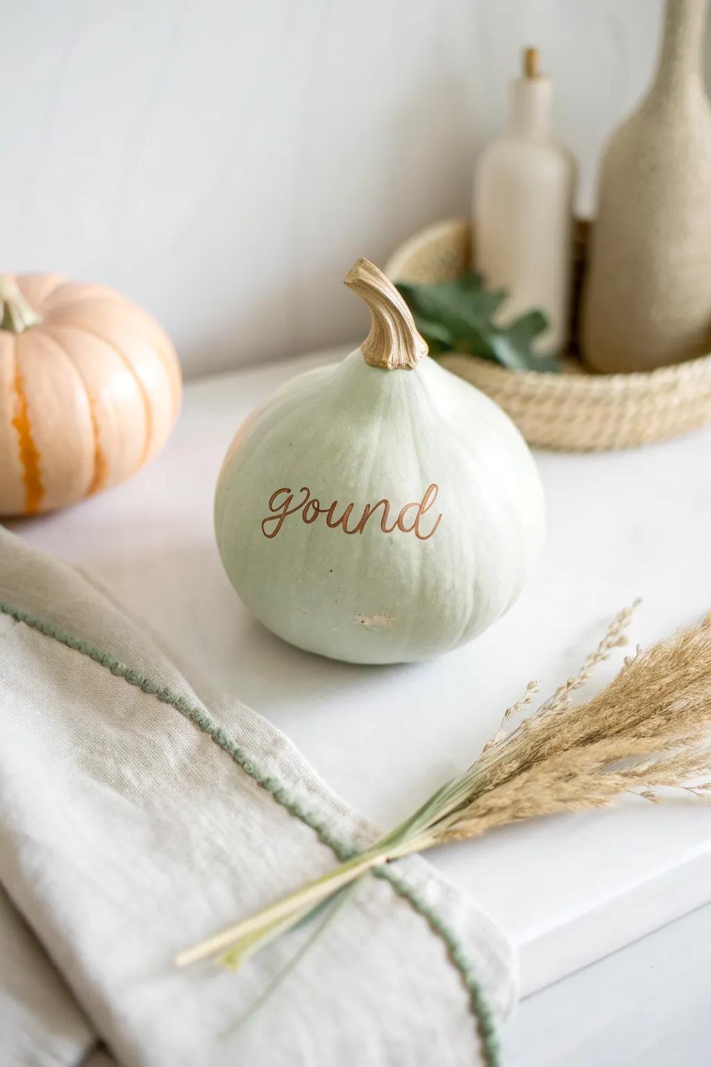 Crafted with care: Personalized message gourds make the perfect heartfelt gift for any occasion.