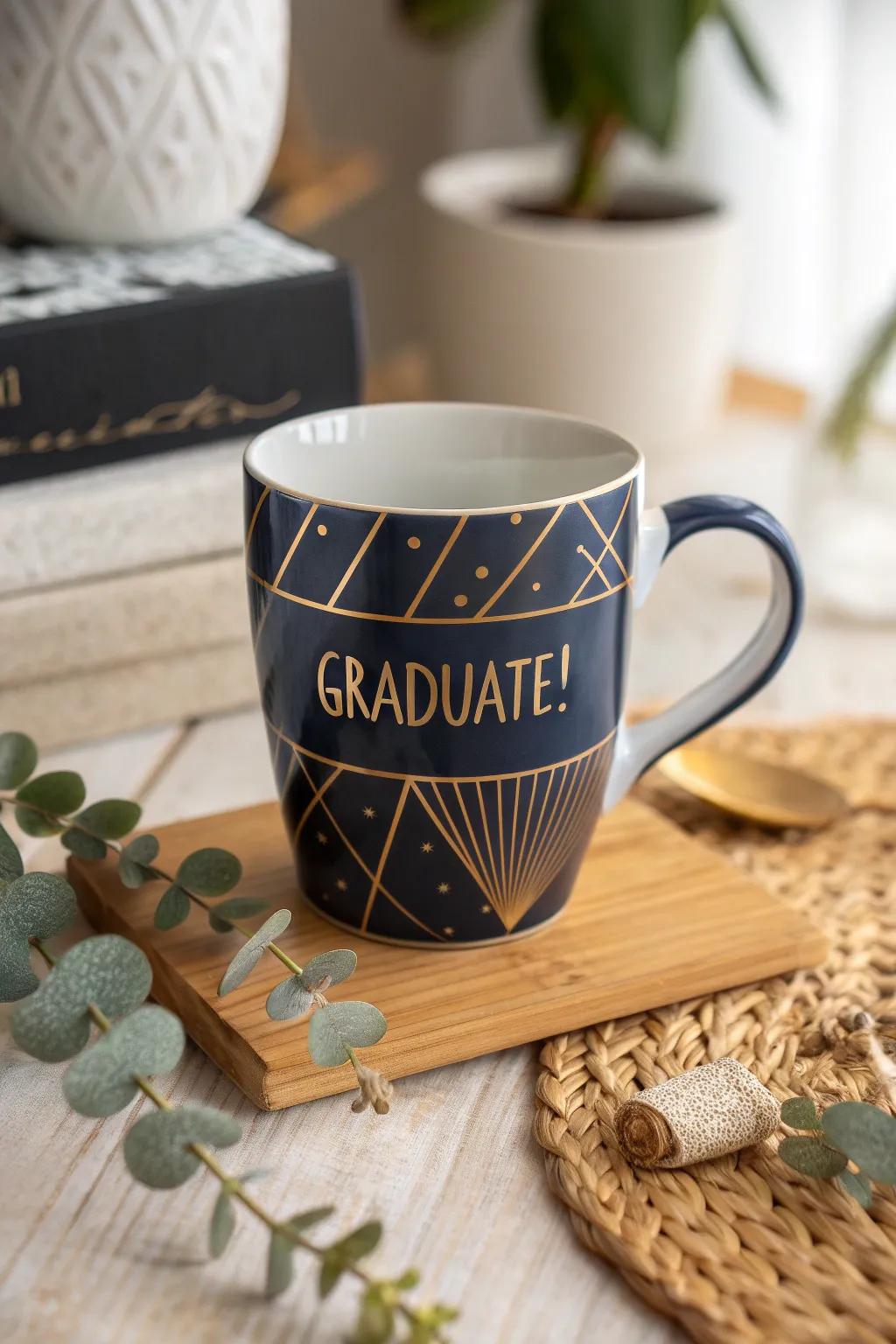 Start each day with inspiration—celebrate graduation with a personalized touch.