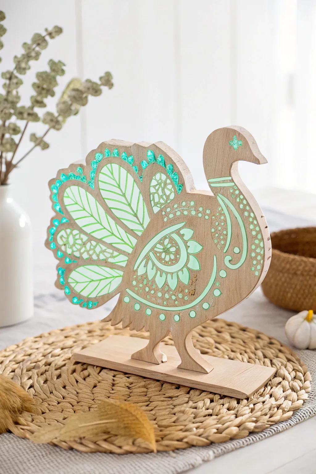 Illuminate your Thanksgiving with a touch of magic! Discover the charm of glow-in-the-dark hand turkey designs that captivate and surprise.