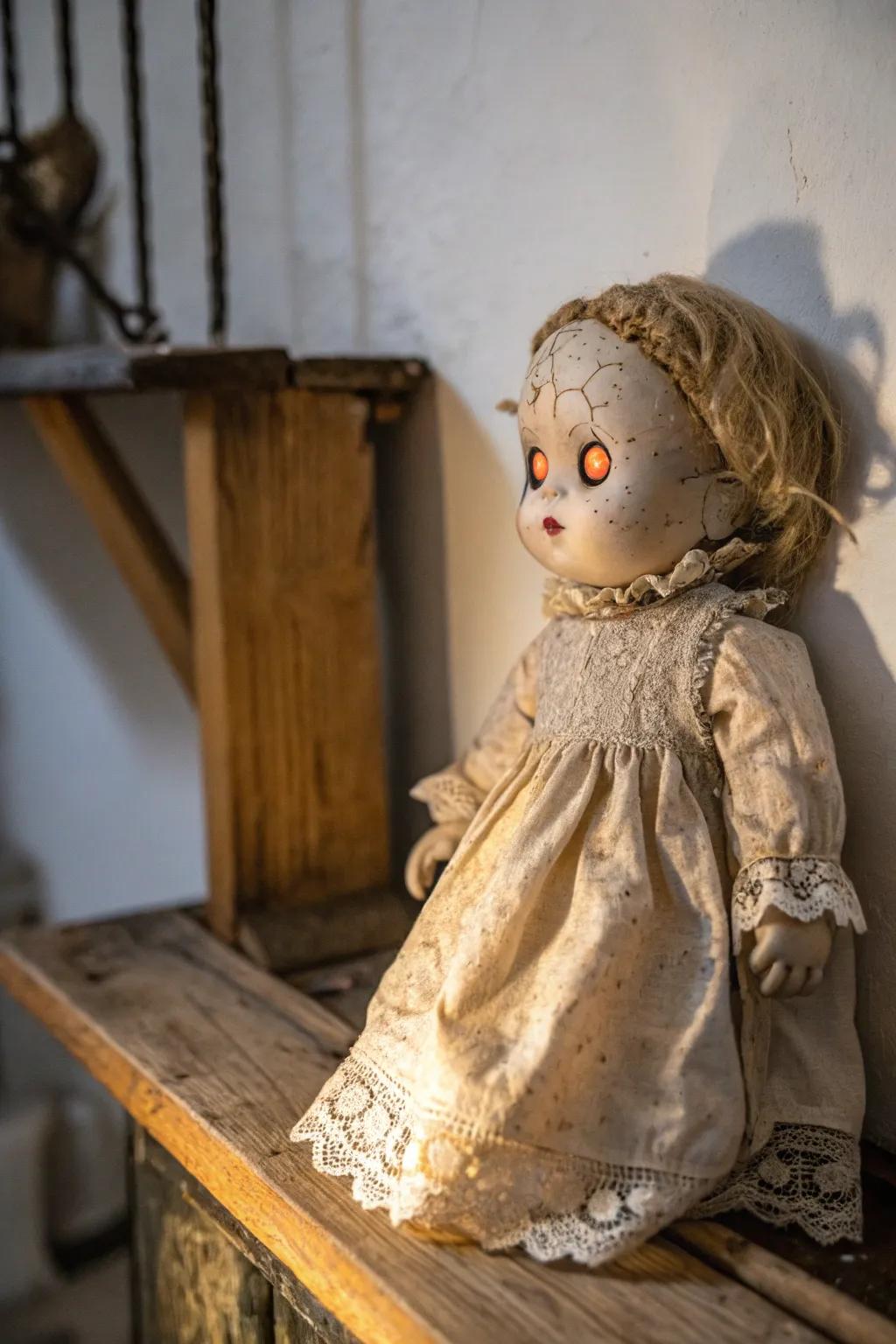 Transform nostalgia into mystery with this hauntingly handcrafted decor.