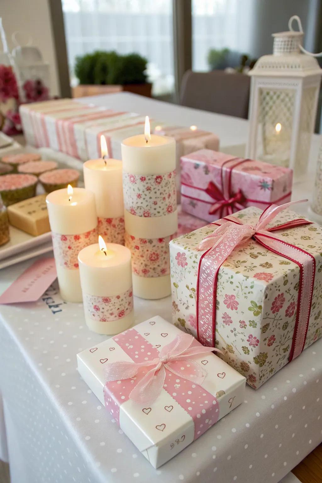Send your guests home with personalized and heartfelt party favors.