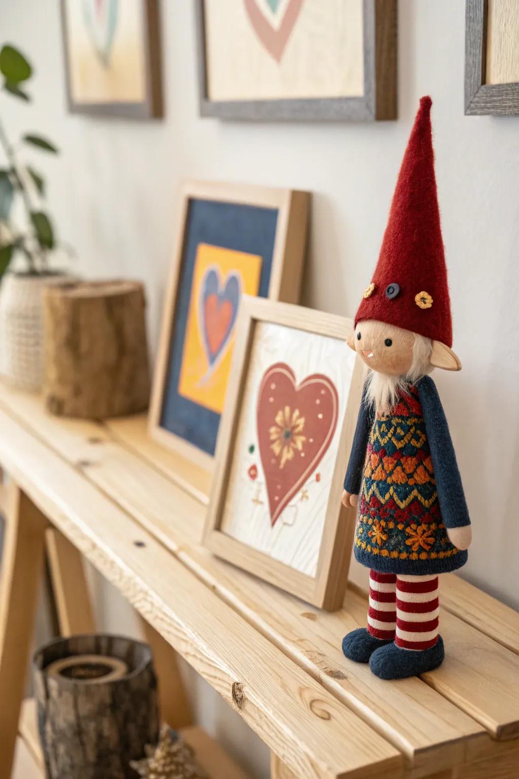 Embrace the beauty of kindness with an elf-curated art gallery that warms the heart and home.