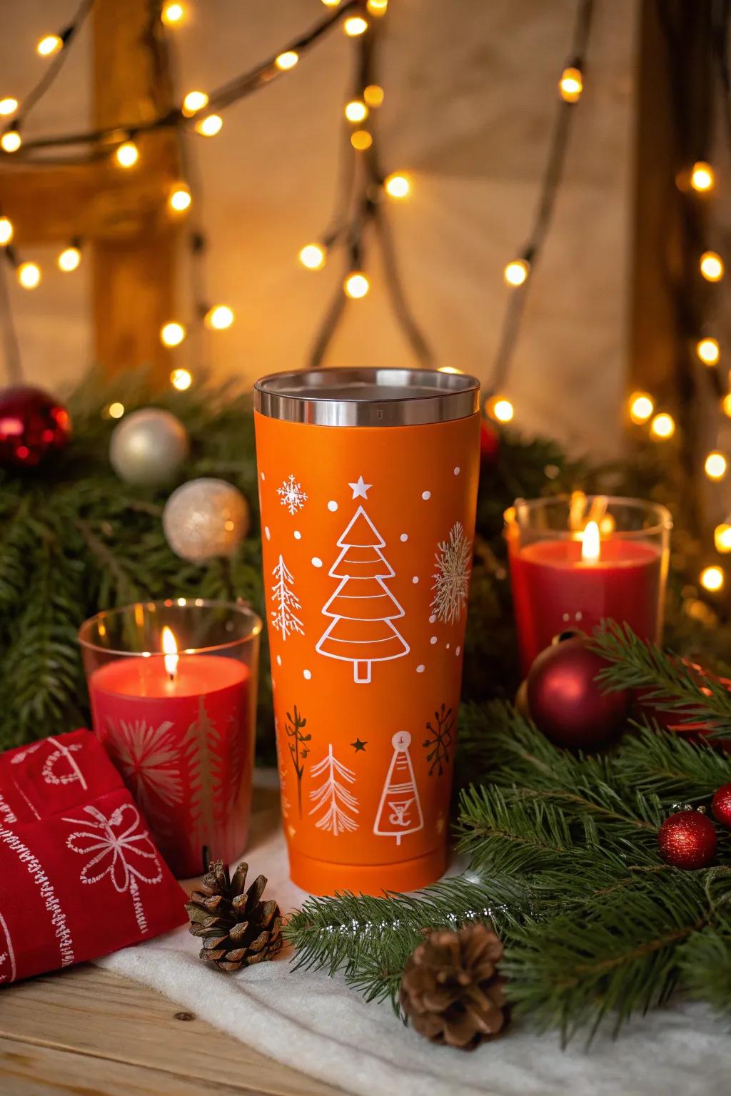 Holiday-themed tumblers bring festive cheer to your celebrations.