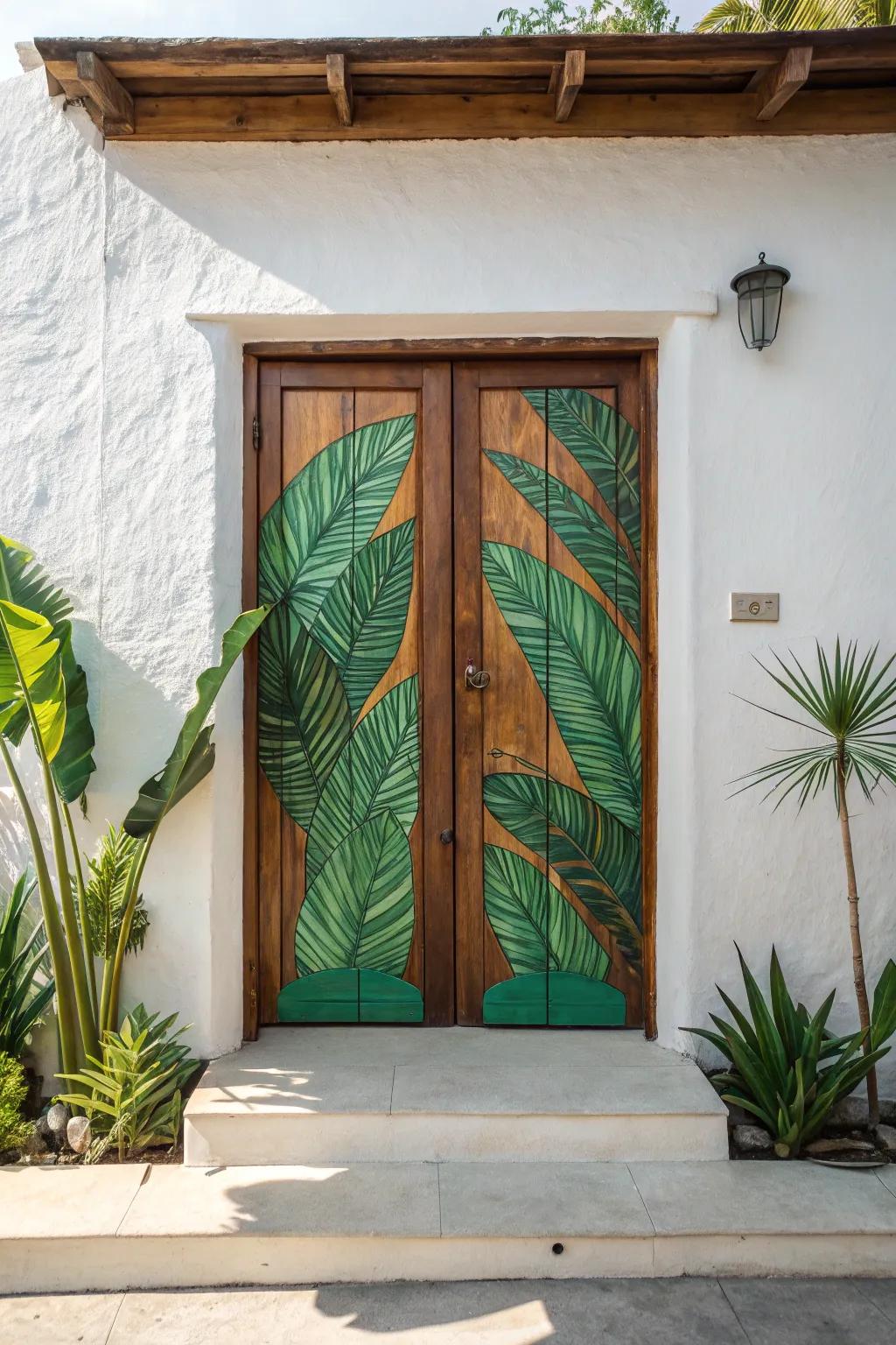 Elevate your space with a touch of the tropics. 🌿✨