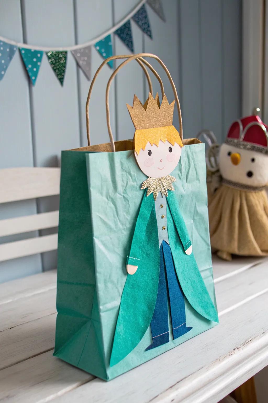 Step into a fairy tale with these charming paper bag puppets, ready for their royal ball!