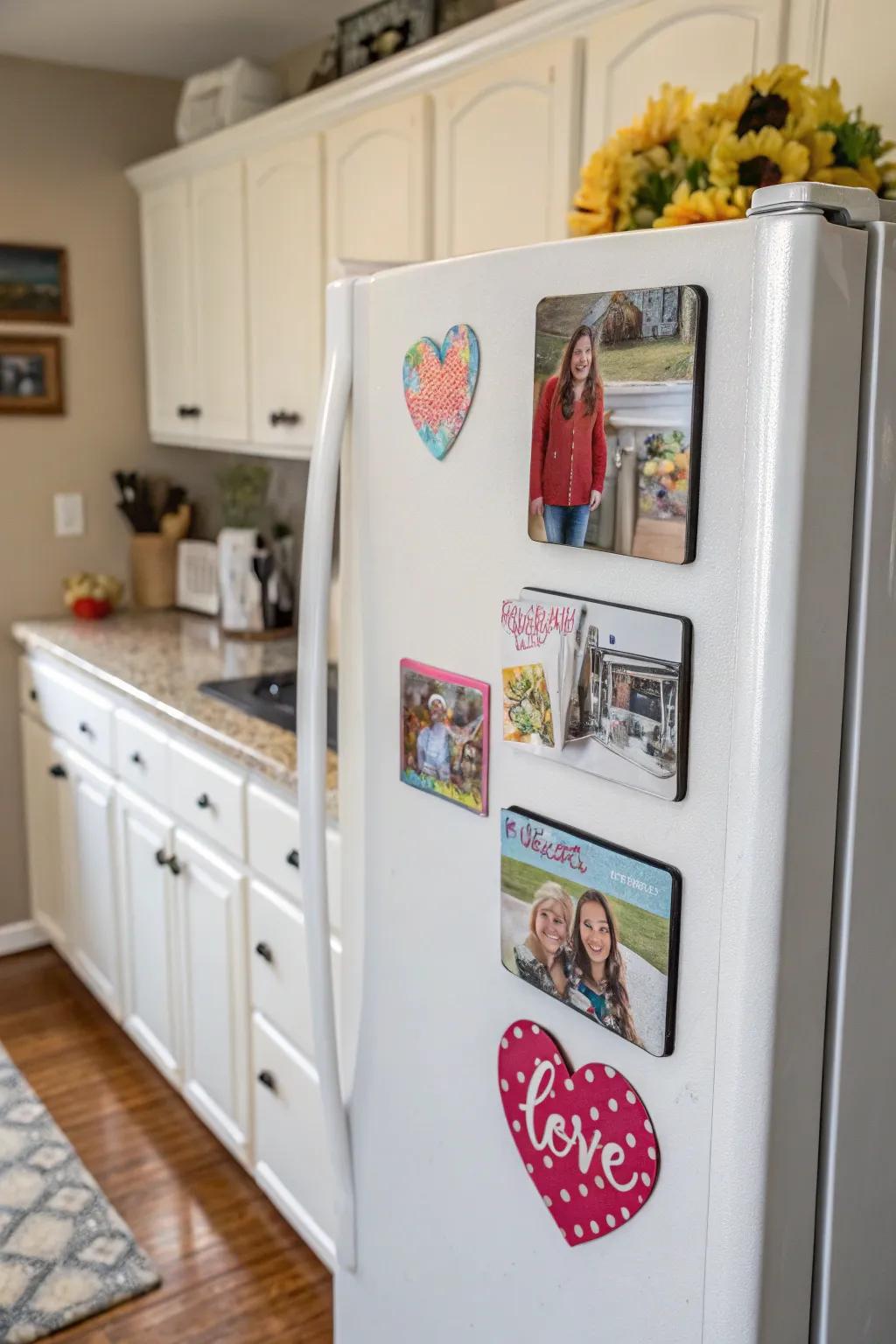 Decorative magnets, a fun and functional favor for baptism guests.