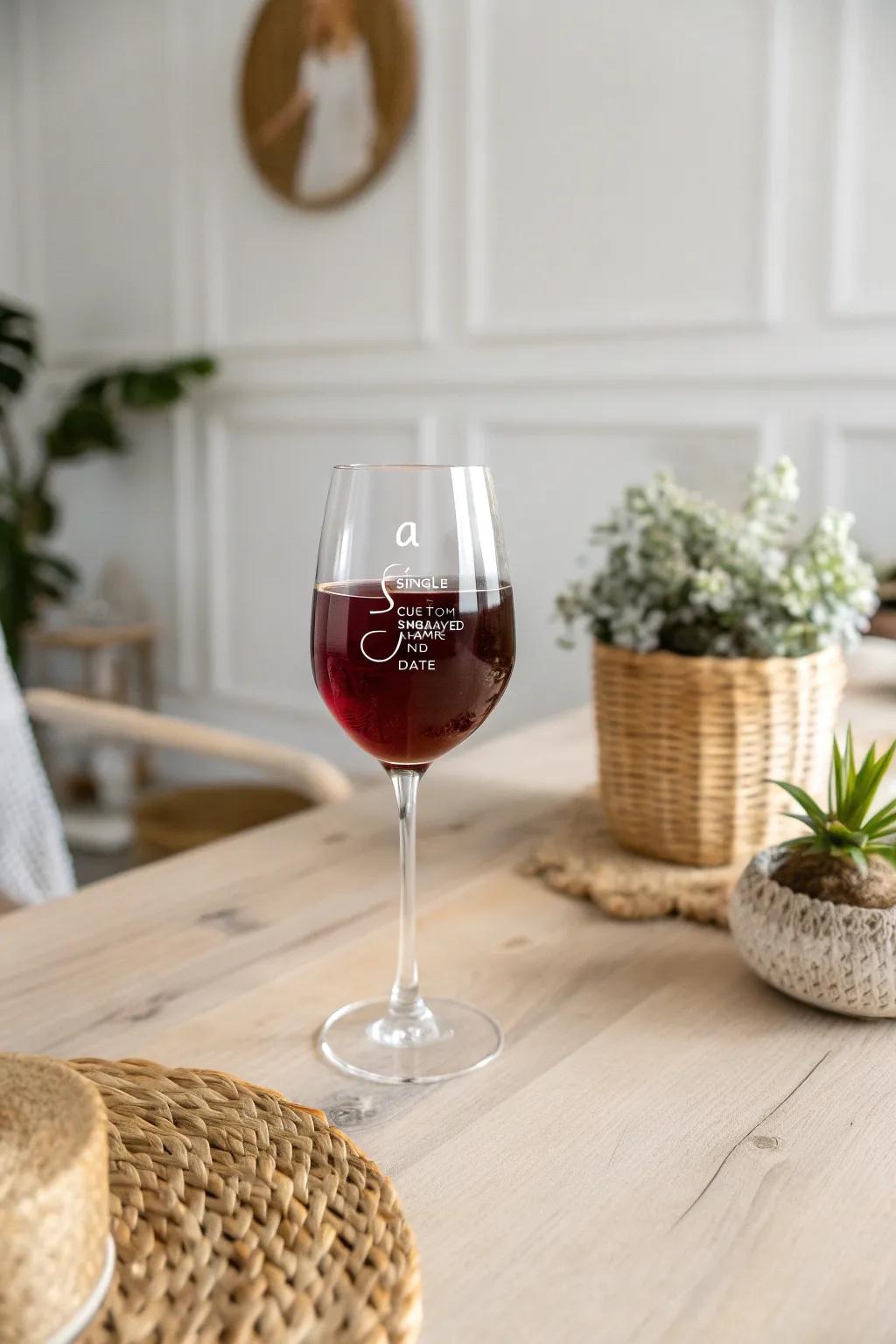 Raise a toast to personalized elegance with custom wine glasses, the perfect gift for memorable celebrations.