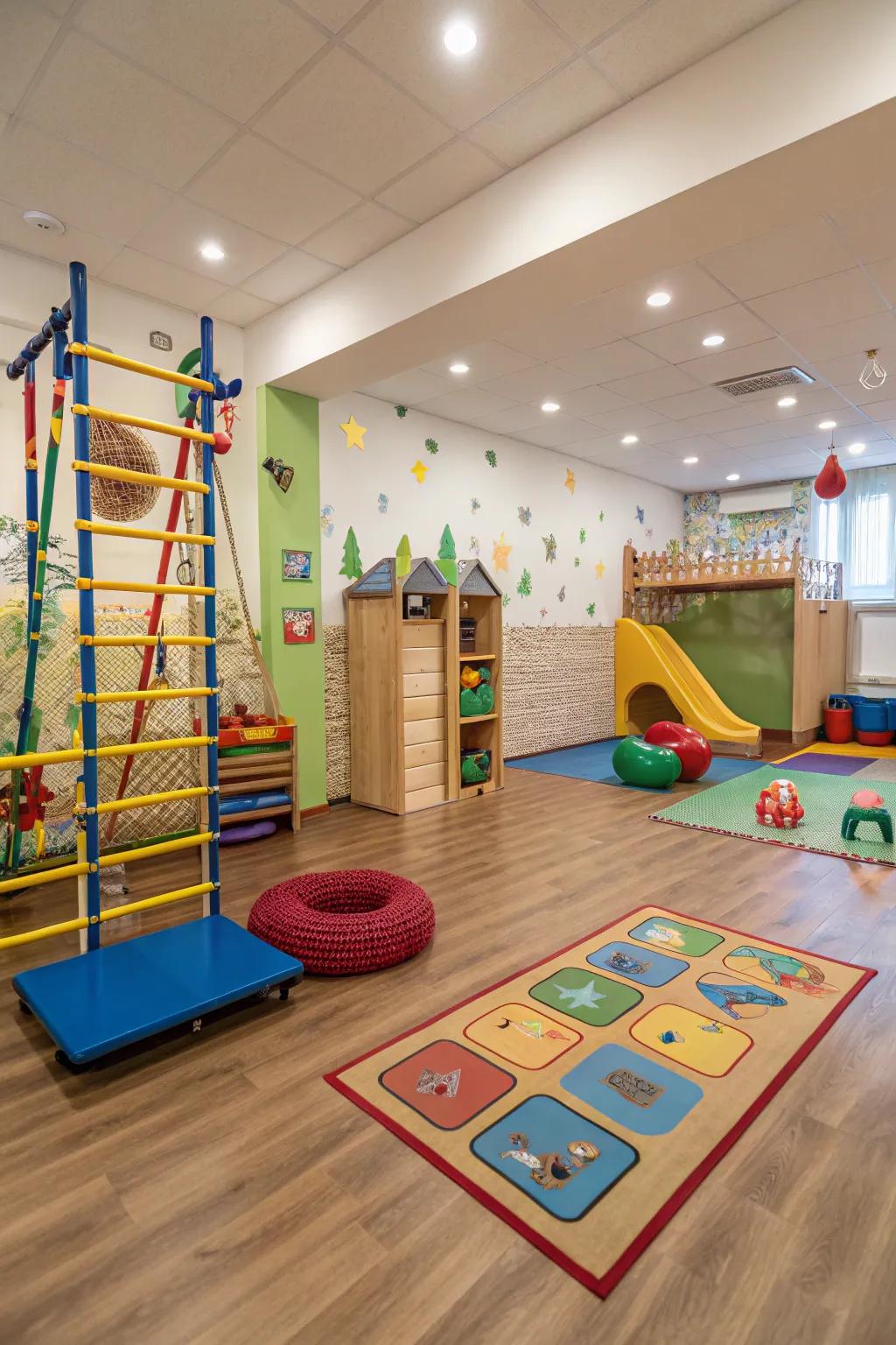 Laminate flooring combines style with functionality.