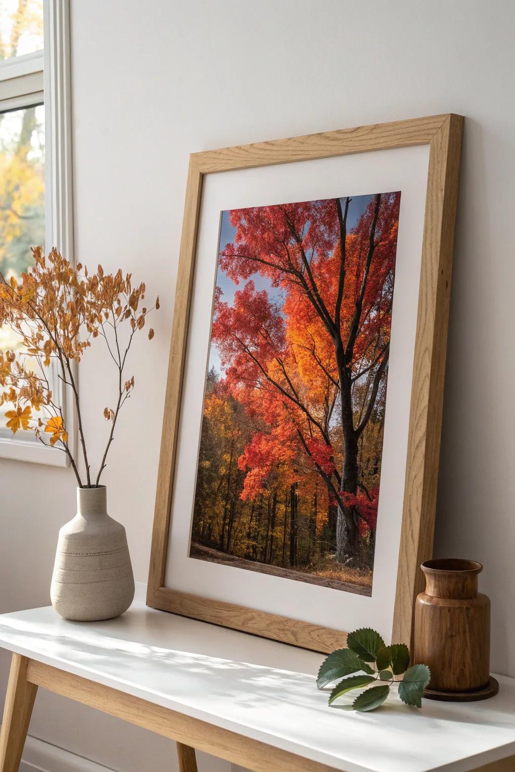 Transform your space with vibrant seasonal prints—embrace the beauty of change with simplicity and style!