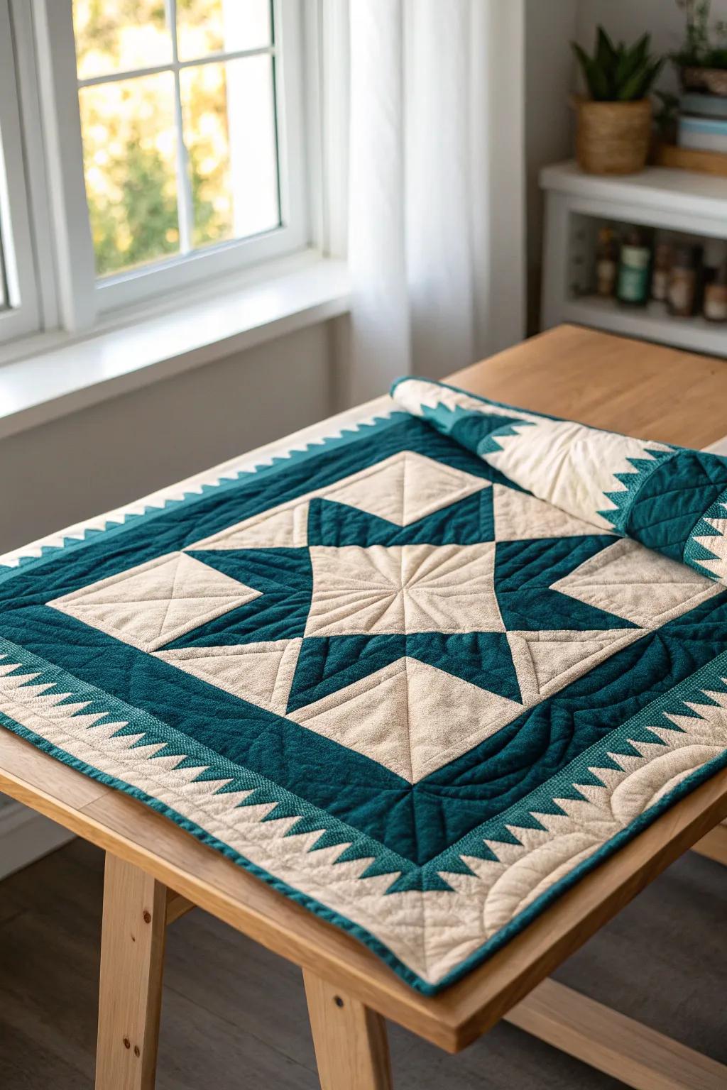 Elevate your quilt game with bold borders that make a statement.